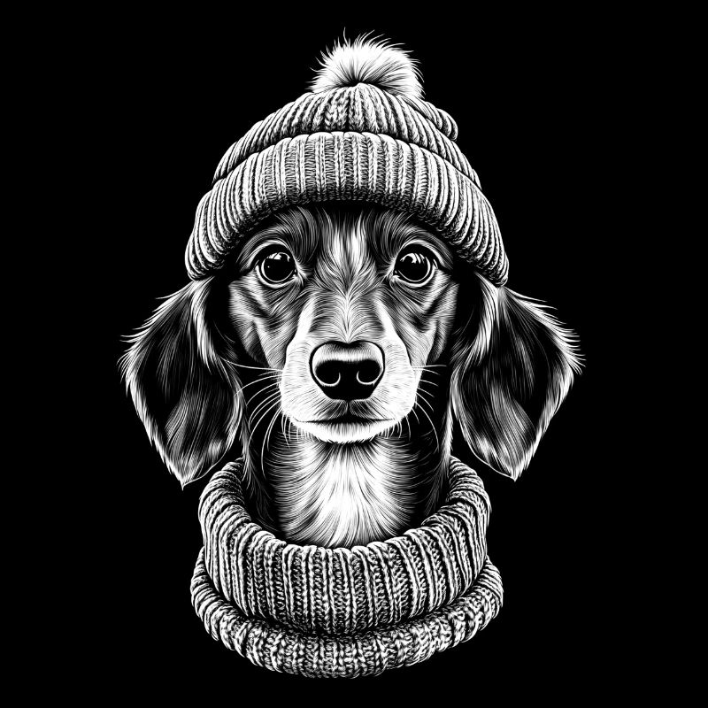 Teckel bobble chapeau chapeau teckel chien chien