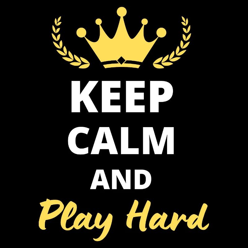 T-shirt “Keep Calm and Play Hard” - Pour les actif