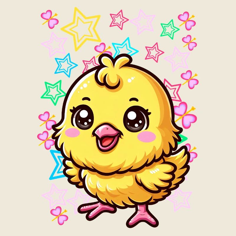 80s 90s Chick Kids Child