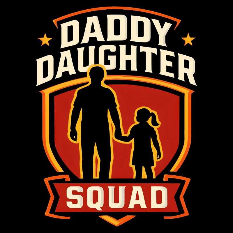 Daddy Daughter Squad Matching Father Daughter