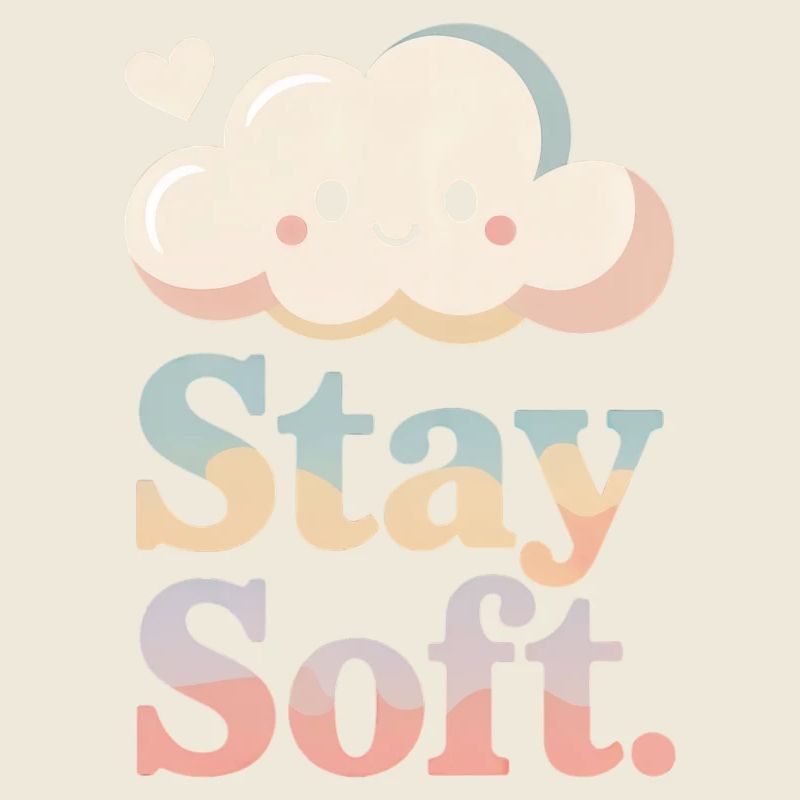 Restez doux – Nuage vintage