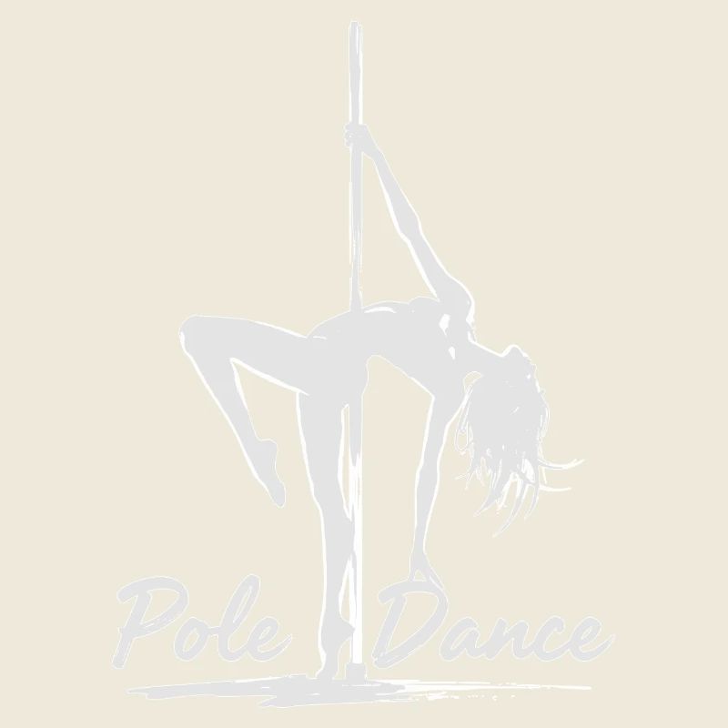 Pole Dance Poledancerin Silhouette Geschenk