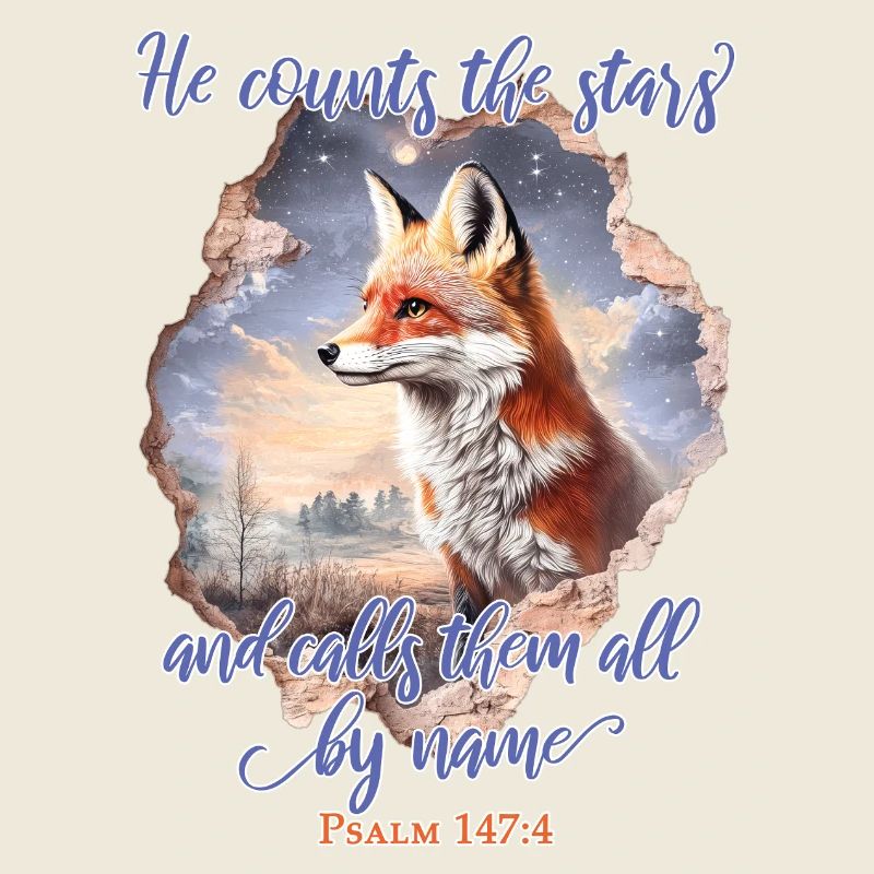 Fuchs Bibelvers Christlich