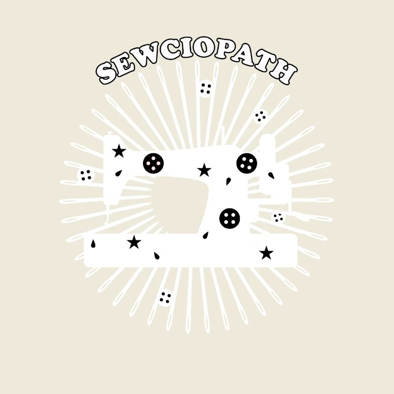 Sewing Machine Design - White