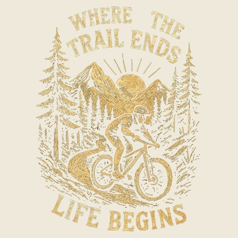 Sentier vintage pour VTT – Flow & Mountains Design