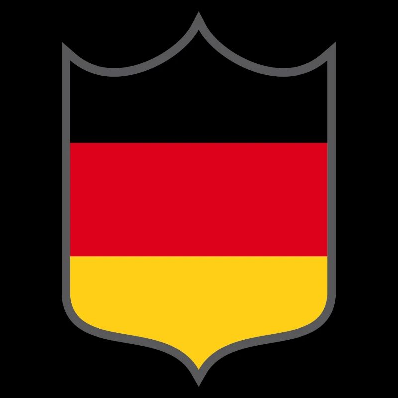 Blason du drapeau allemand