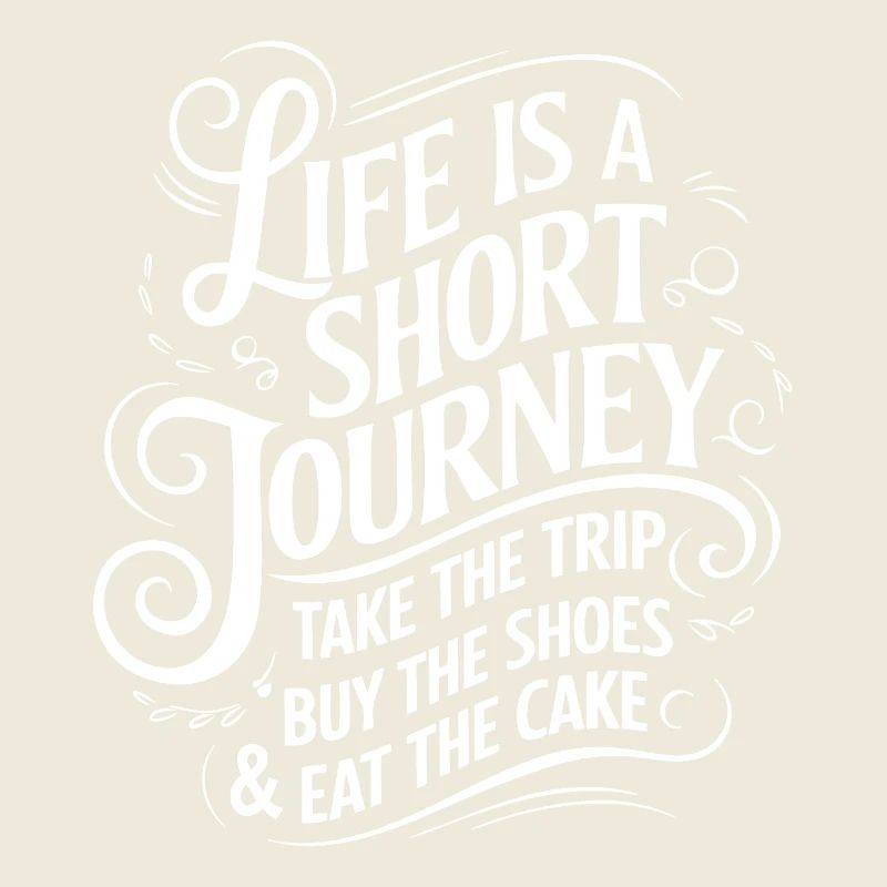 Das Leben ist eine kurze Reise - nutze die Zeit