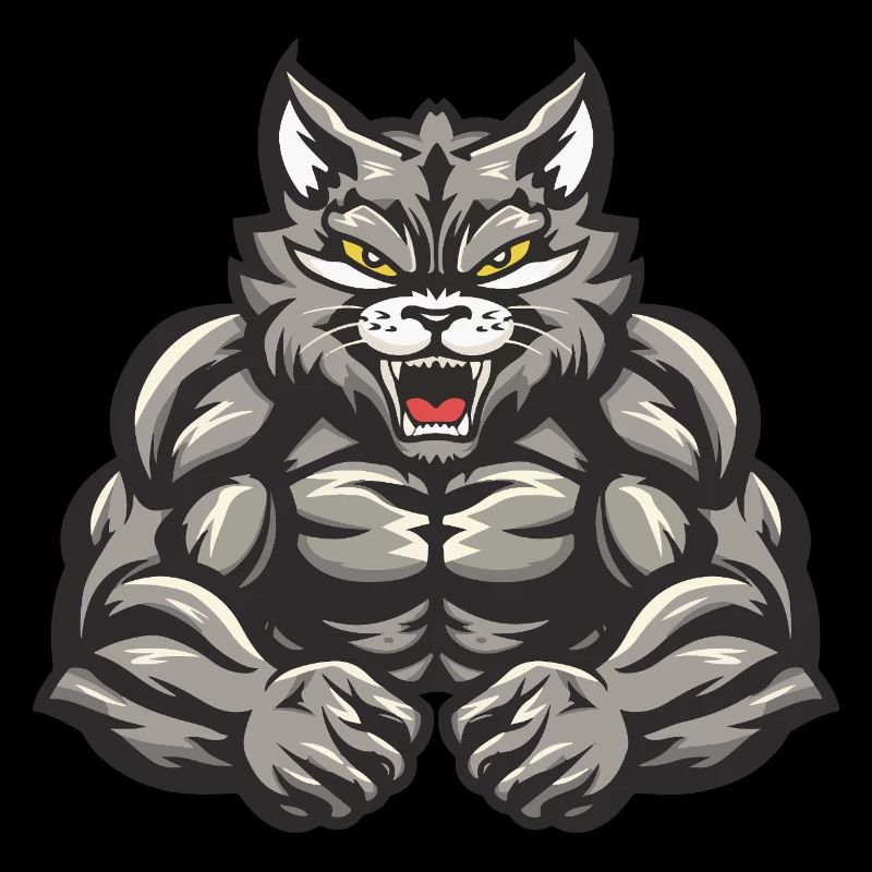 Musculation des muscles du chat