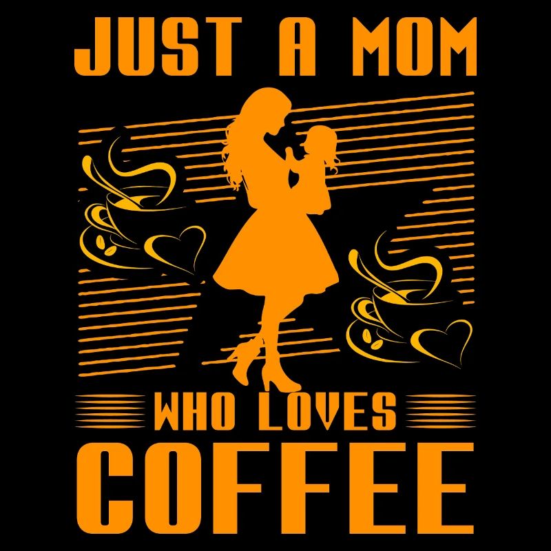 Nur eine Mutter, die Kaffee liebt