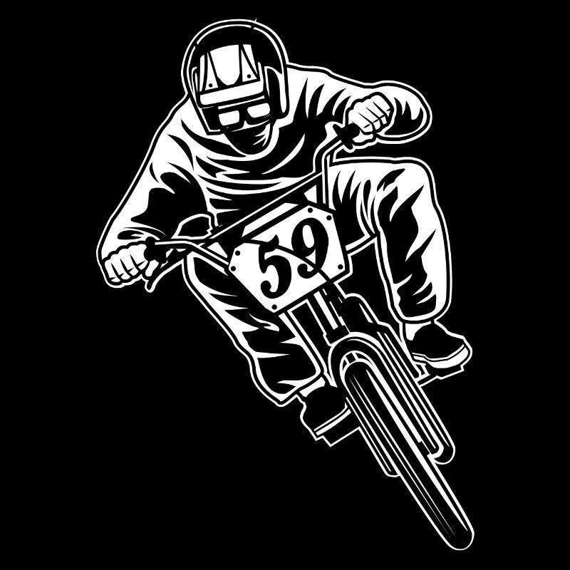 BMX vélo / vélo 02_wei ß