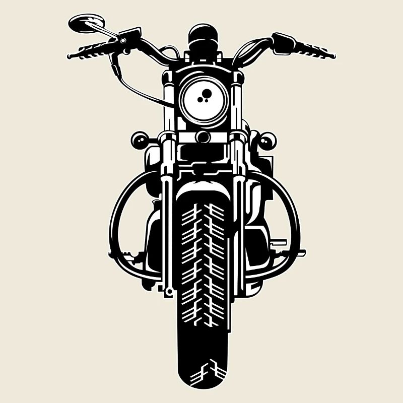 Chopper / motorcycle 07_black white