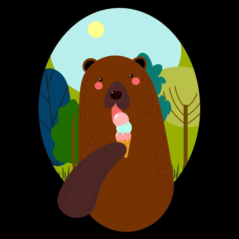Ours avec de la glace