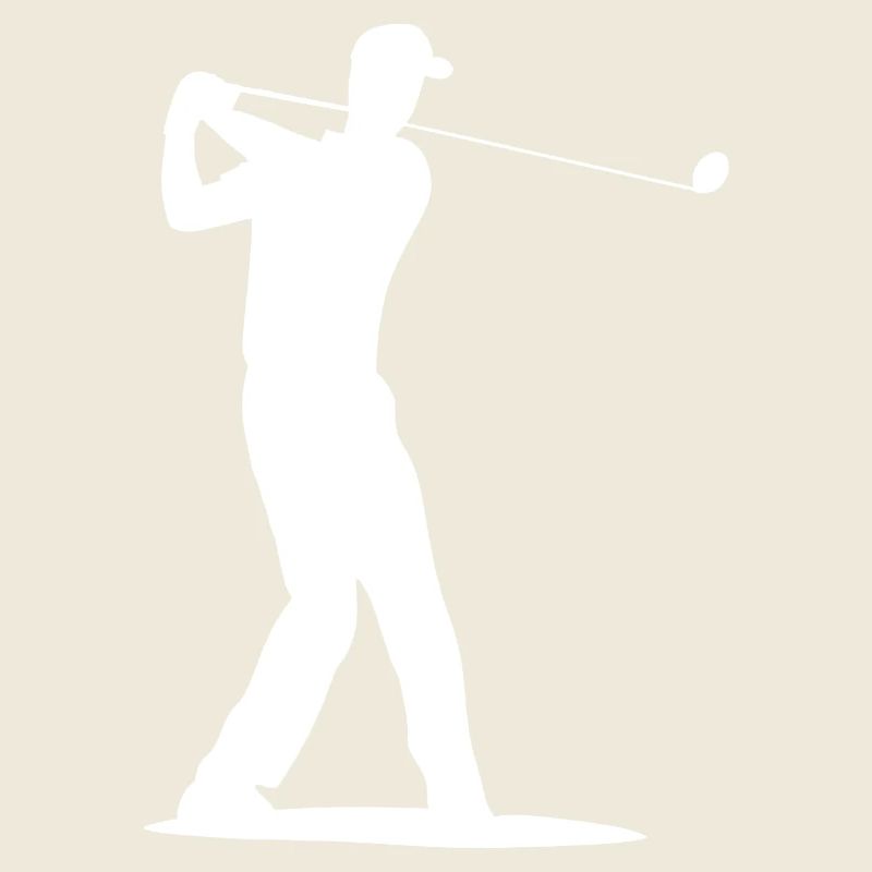 Silhouette de golfeur - Tee Golf