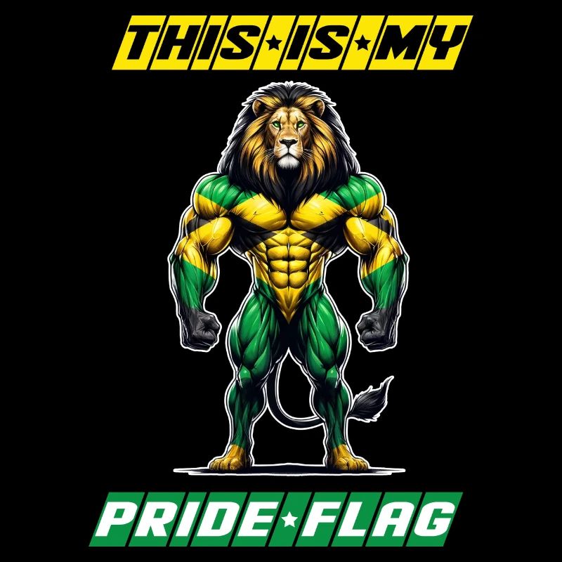 Jamaica lions that's my flag