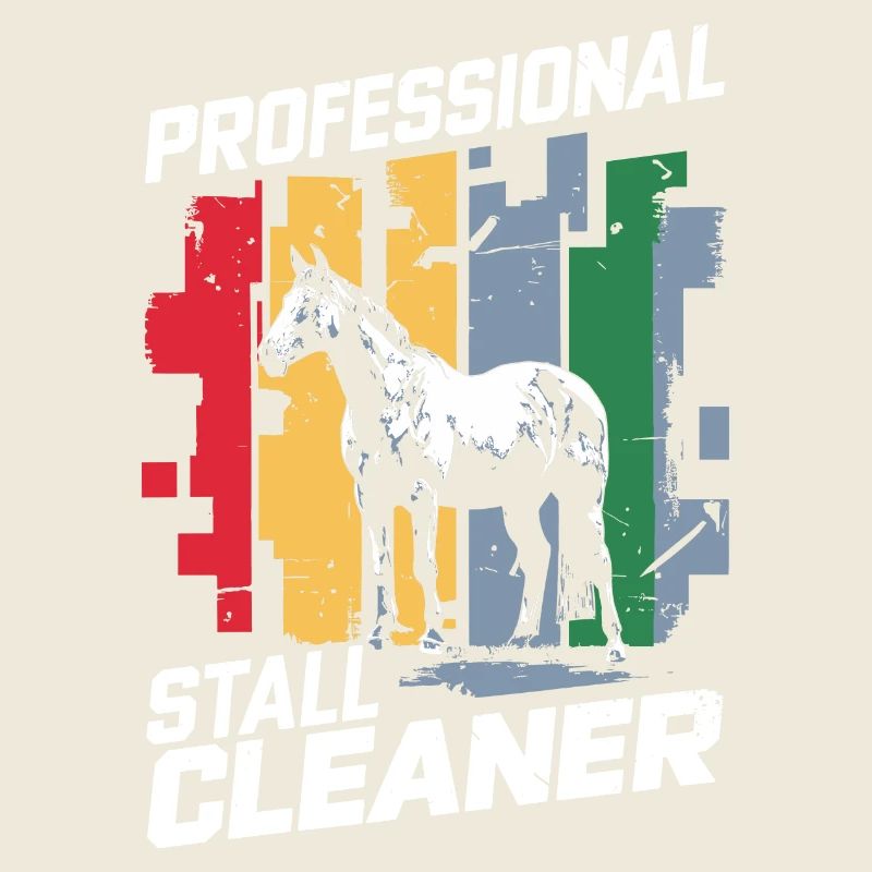 Humorous design for stable work