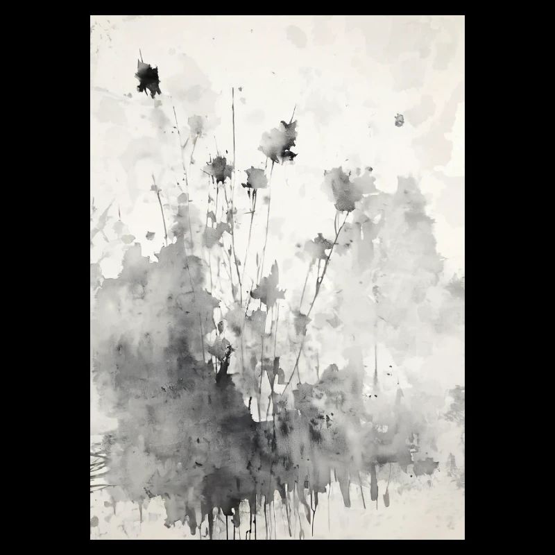 Peinture abstraite à l’aquarelle