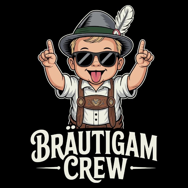 Funny Bräutigam Crew Baby Design