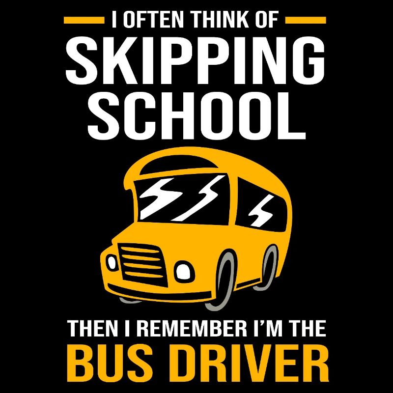 Schulbusfahrer Busfahrer Schulbus