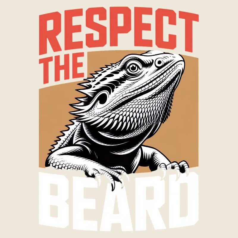 Respect the Beard! Bearded Dragon Reptile Terraristics