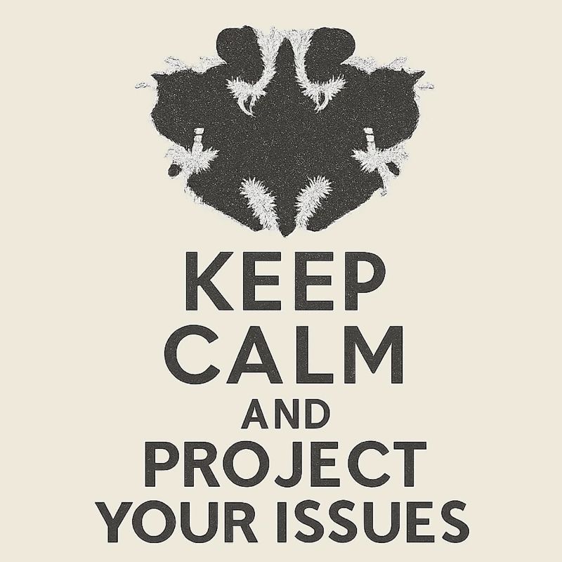 Keep calm and project your issuses