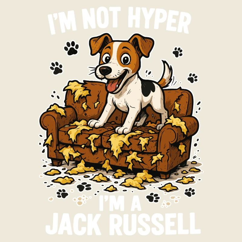 Jack Russell Terrier Funny Hyperactive Gift