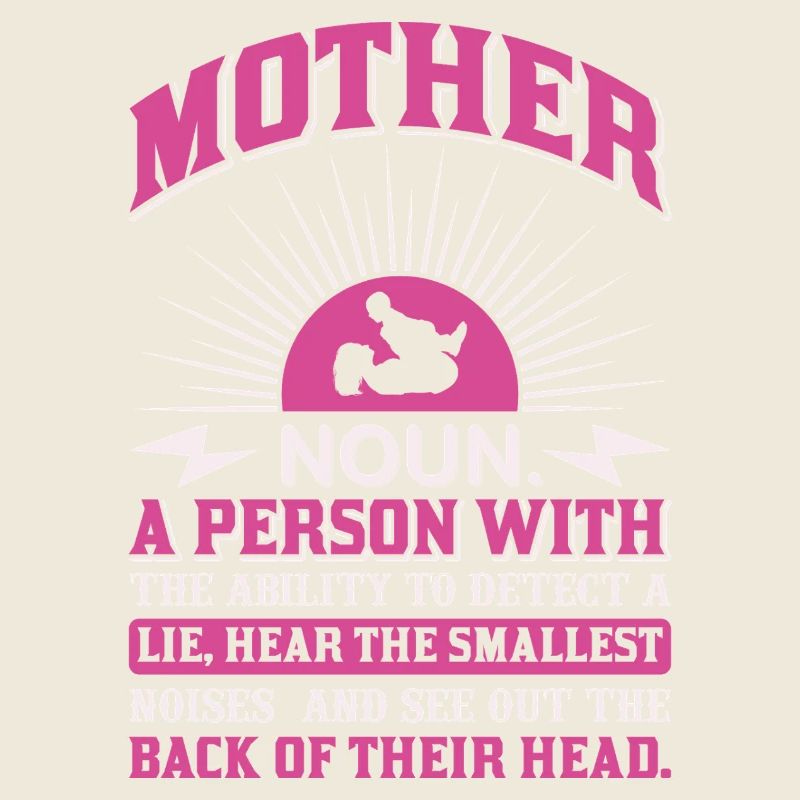Mutter-Substantiv-Definition Lustiges Mutter-Power-Shirt