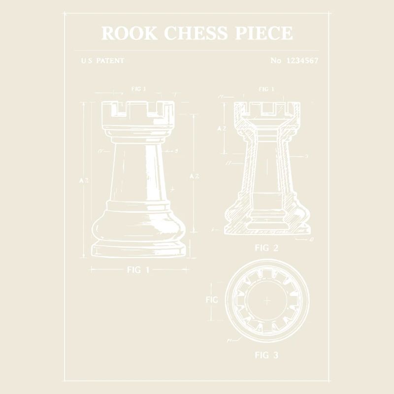 Rook Blueprint Chess Icon