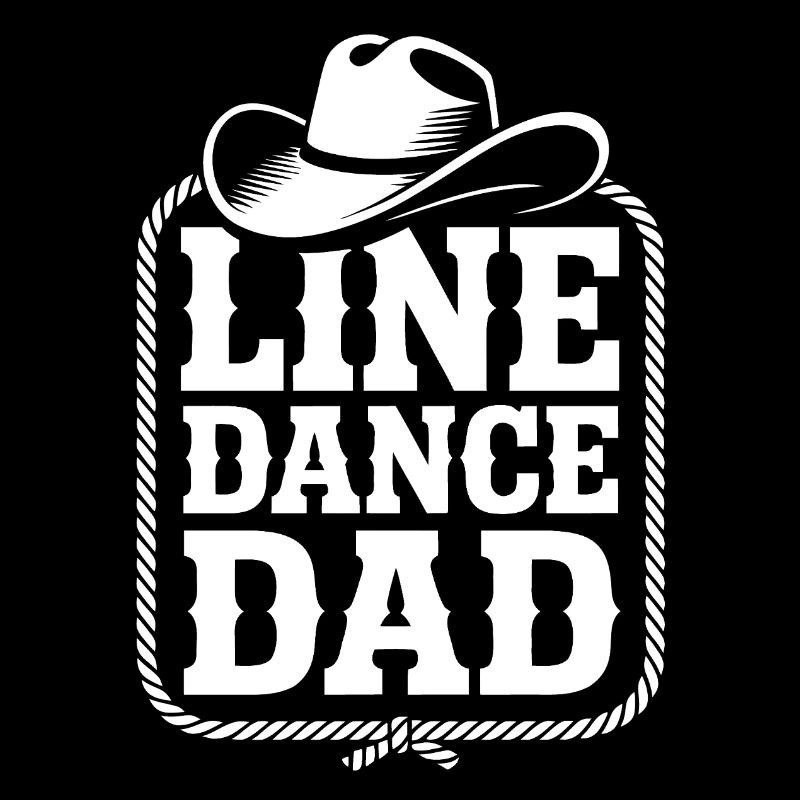 Line Dance Dad Cowboy Motif