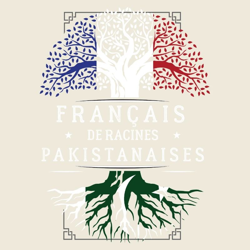 Francais De Racines Pakistanaises T-Shirt Cadea...