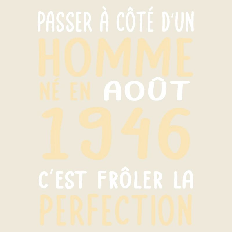 Anniversaire 80 ans - Né en Août 1946