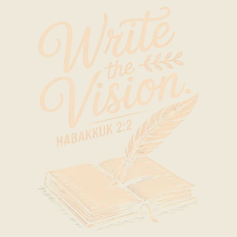 Write the Vision Bible Verse Quill