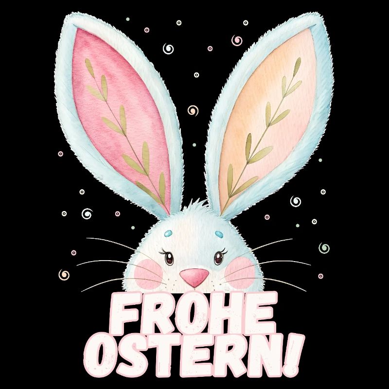 Joyeuses Pâques ! Lapin de Pâques mignon