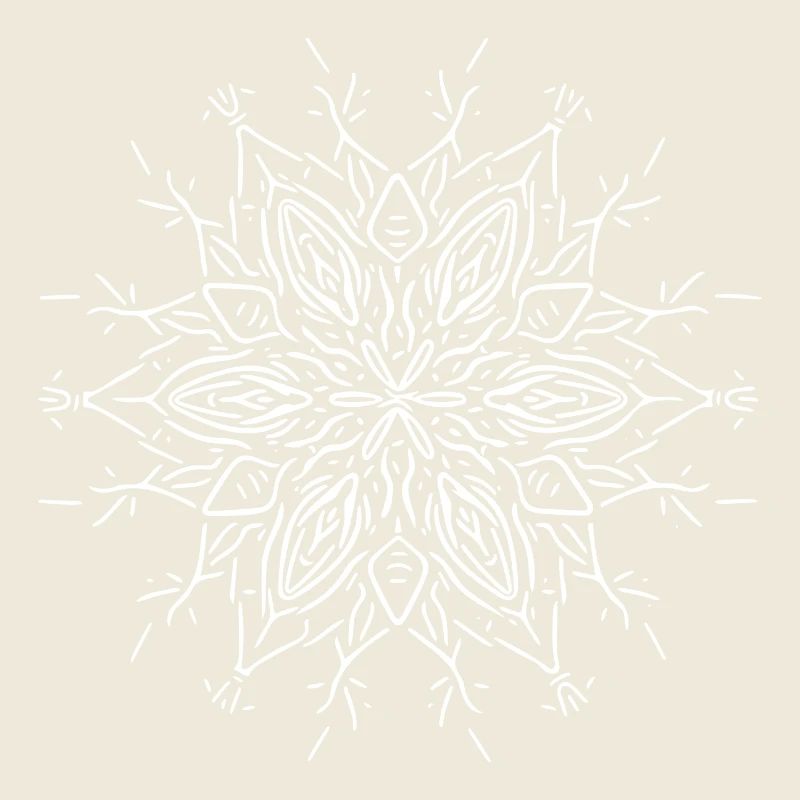 Mandala Blume Linien Form Muster