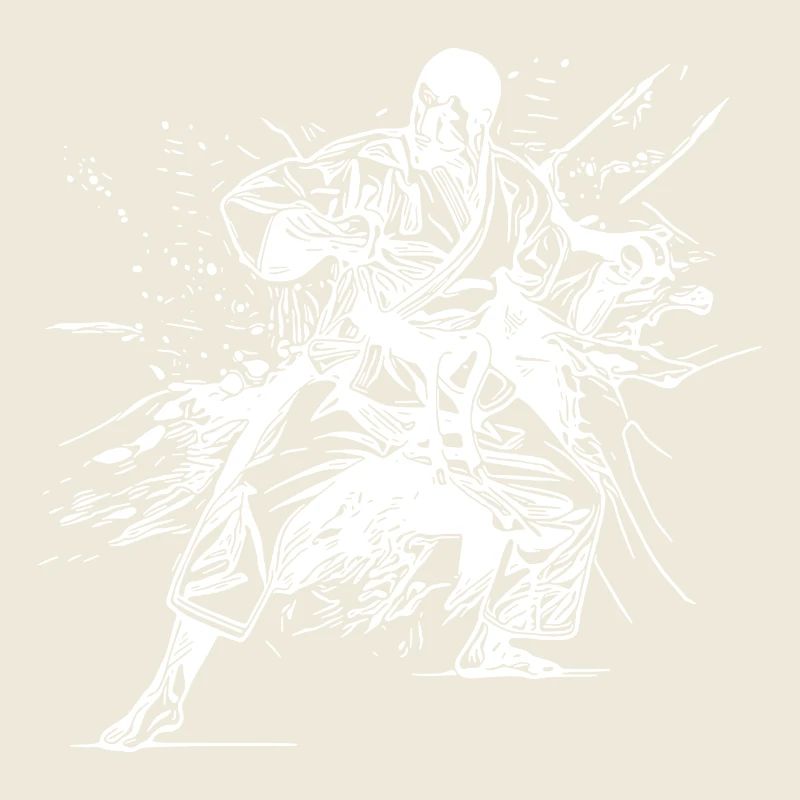 Tattoo Karate Style Sparring Partner Kampf Technik