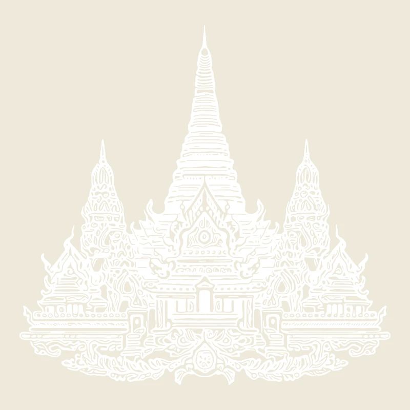 Exotic Thailand Trip Large Country Temple Complex