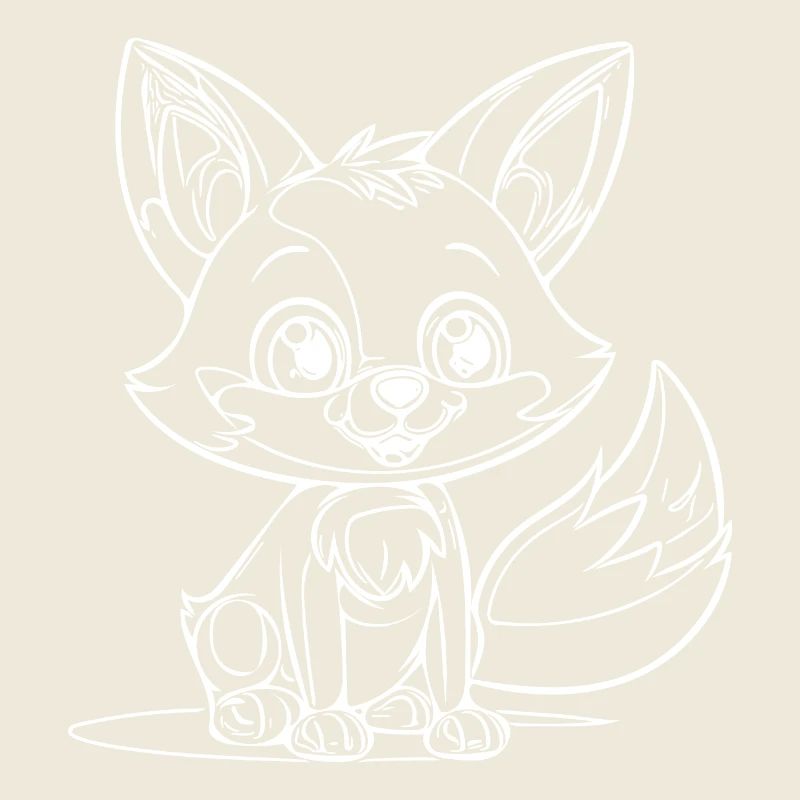 Süsses kleines Kinder Fuchs Portrait