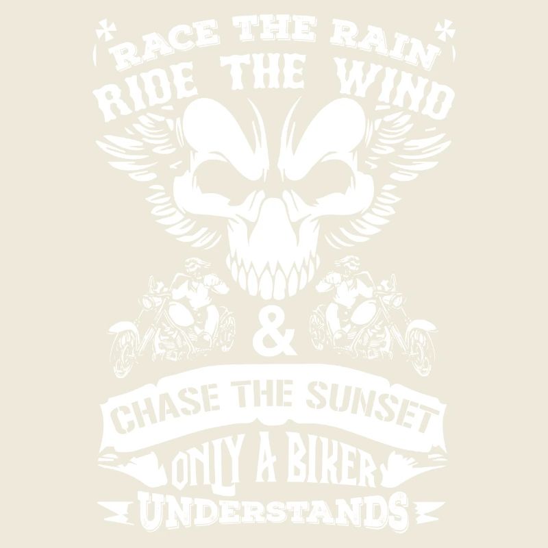 Biker Motorcycle Mopped Driver