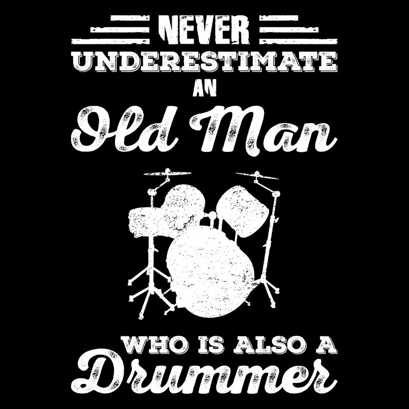 Drummer T-Shirt Geschenk Idee Geburtstag Lustig