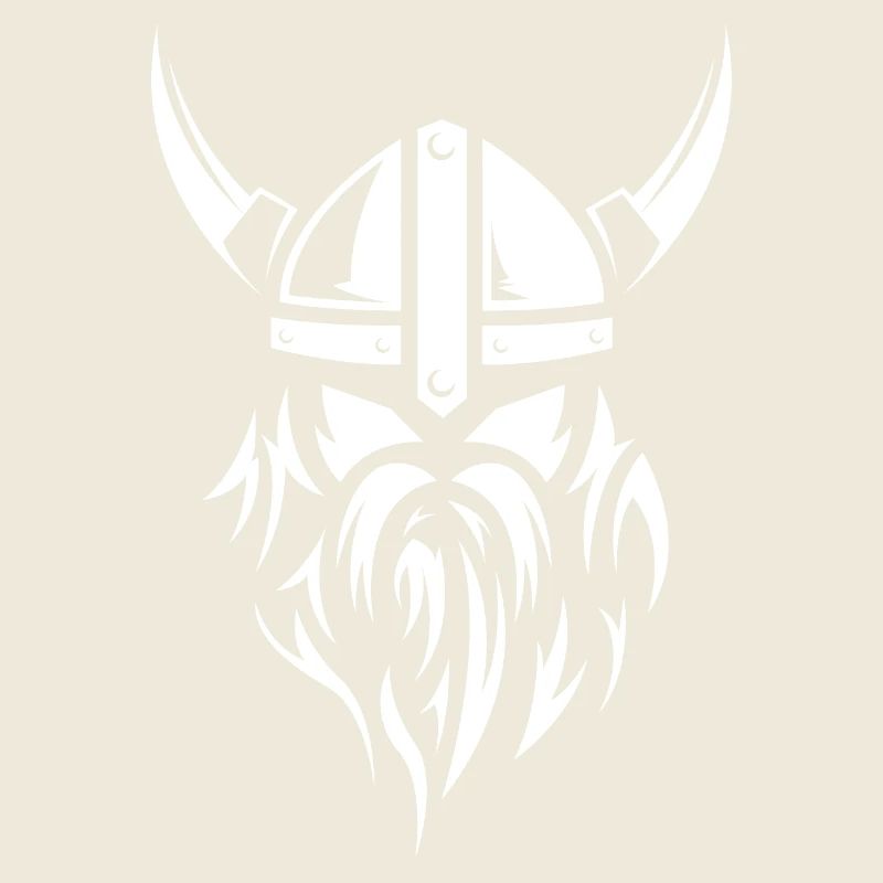viking wikinger beards bart fighter symbol