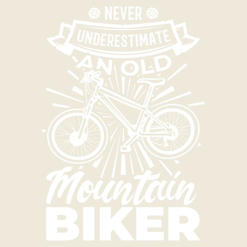 Unterschätze nie alte Mountainbiker