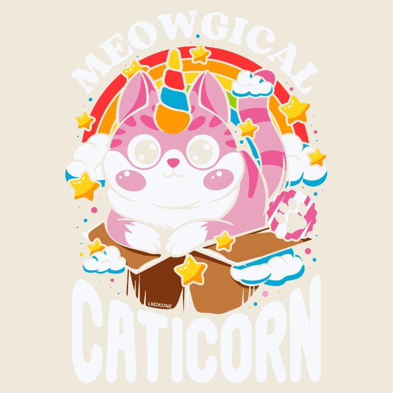 Caticorn - licorne arc en ciel Meowgical