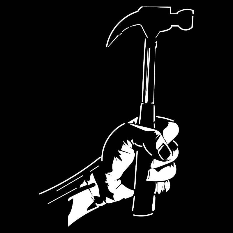 Zimmerer Hammer Silhouette Minimaliste