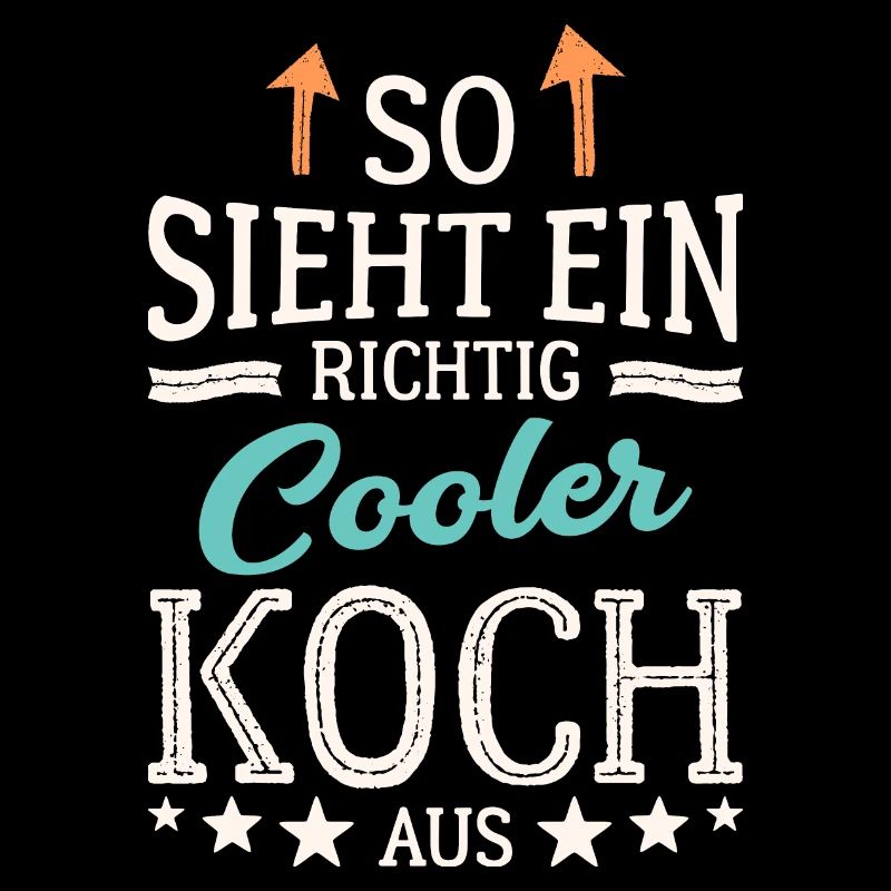 So sieht ein richtig cooler Koch aus