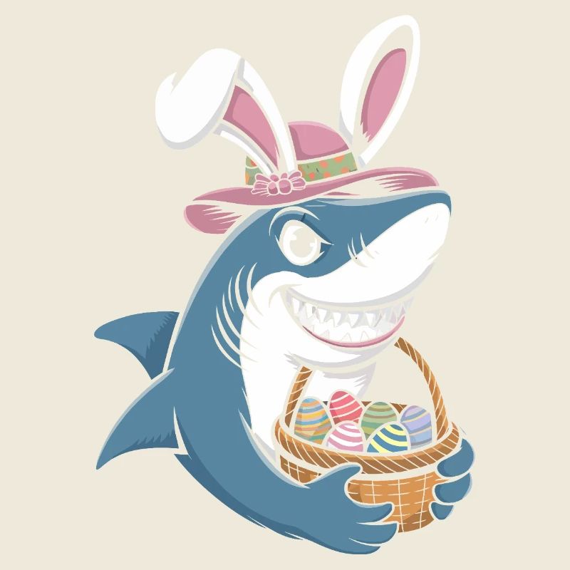 Cool Easter Shark