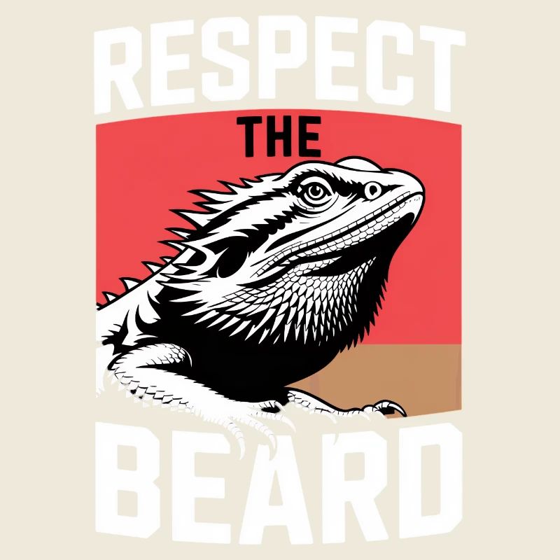 Respect the Beard! Bearded Dragon Reptile Terraristics