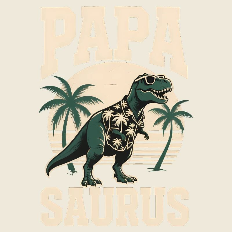 Papa-Saurus Rex Dinosaurier Vatertag Geschenk