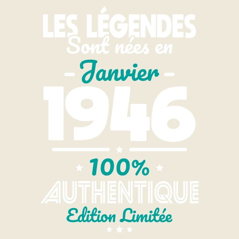 80th Anniversary - Legends born January 1946