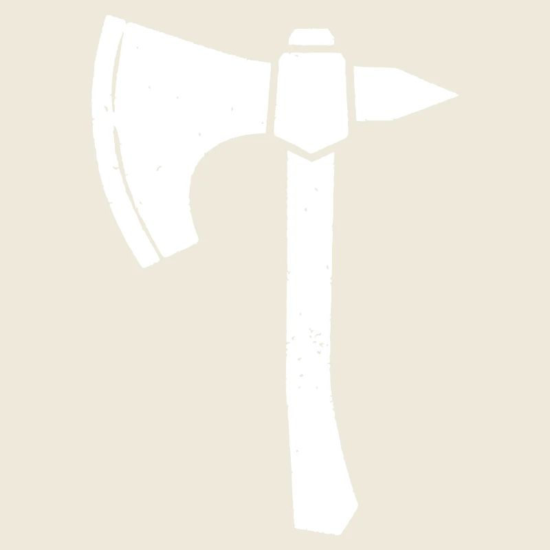 Battle Axe Hatchet Warrior Silhouette Vector