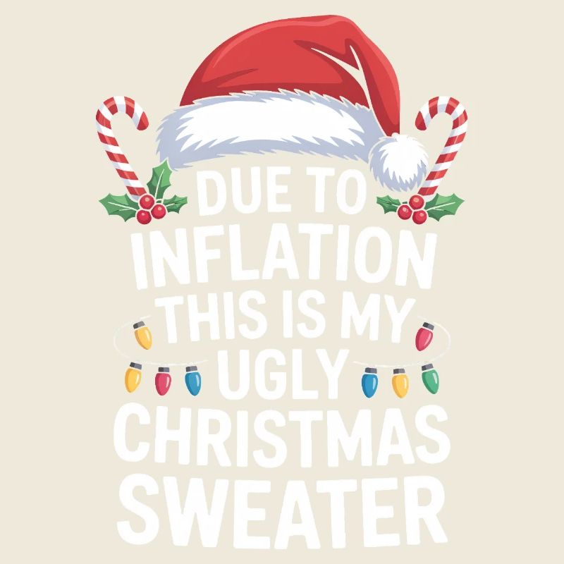 Pull de Noël moche et moche de l’inflation