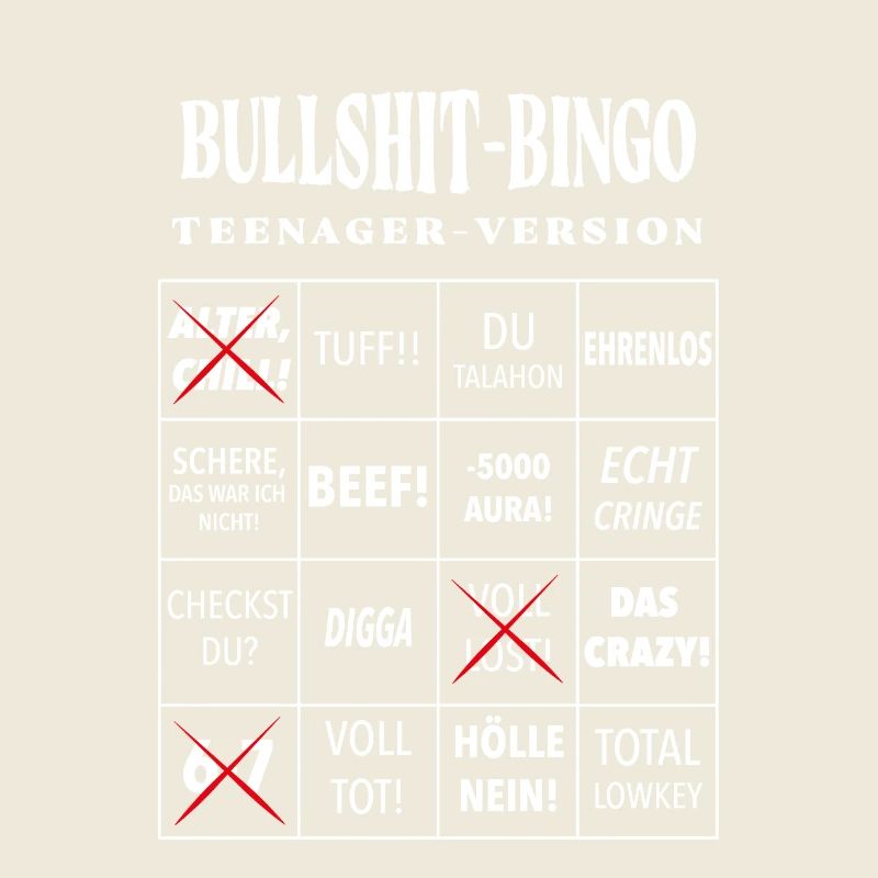 Bingo à la connerie – Version ado